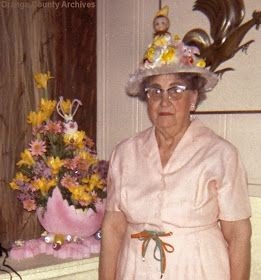 Ethel couldn't contain her excitement about this year's Easter bonnet party